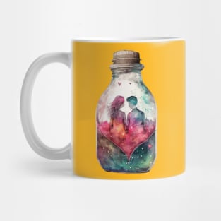 Bottle Couple Mug